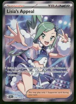 2024 Lisia's Appeal - 234/191 Ultra Rare Holo NM SV08: Surging Sparks Pokemon - Image 1