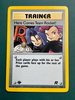 2000 Pokemon Rocket Here Comes Team Rocket! 1st Edition Holo #15 /A281 - Image 1