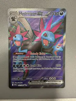 Pokemon TCG Hydreigon EX Full Art Ultra Rare Holo Card 161/86 - Image 1