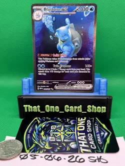 Blastoise EX 200/165 Holo Special Illustration Rare Pokemon TCG 151 English 💎 - Image 1