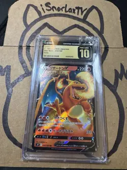 Pokemon CGC PRISTINE 10 - Charizard V 014/100 RR | Star Birth - Image 1