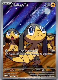 Helioptile 143/132 Illustration Rare Mega Evolution Pokemon Near Mint - Image 1