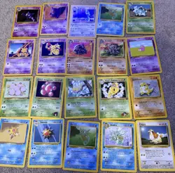 Pokemon Fossil Base Set Lot Vintage - Image 1