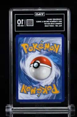 2021 Pokemon Sword & Shield Shining Fates Charizard VMAX #SV107 FA Shiny Tag 10 - Image 2