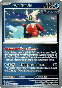 Iron Bundle (Reverse Holo) - 056/182 - Paradox Rift - Pokemon English - Image 1