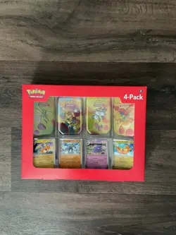 X5 Pokemon TCG Scarlet & Violet 151 Sam’s Club Mini Tin 4 pack -Factory Sealed - Image 1