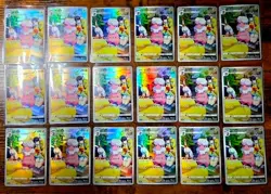 Lot of 18: Pokemon Japanese SWSH S8b VMAX Climax #194 Full Art Flaaffy NM - Image 1