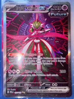 2025 Pokemon Iron Valiant EX #157 Special Illustration Rare Full Art Holo - EN - Image 1