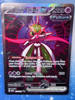 2025 Pokemon Iron Valiant EX #157 Special Illustration Rare Full Art Holo - EN - Image 2