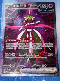2025 Pokemon Iron Valiant EX #157 Special Illustration Rare Full Art Holo - EN - Image 3