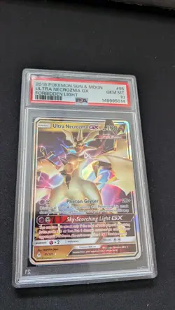 2018 Pokemon Sun & Moon Forbidden Light Ultra Necrozma Holo #95/131 PSA 10 - Image 1
