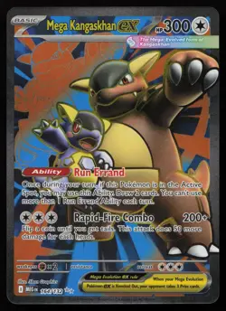 Mega Kangaskhan ex 164/132 Full Art Ultra Rare Mega Evolution Pokemon NM - Image 1