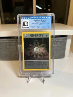 Pokemon Rainbow Energy Team Rocket 1st Edition Holo Rare #17 PSA 9 Mint - Image 1