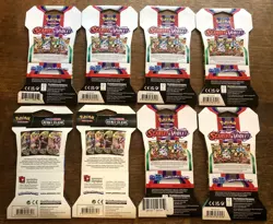 POKEMON SLEEVED BOOSTER PACK (Lot of 8) S&V Base (6) and REBEL CLASH (2) - Image 2