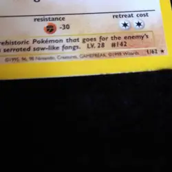 Pokemon TCG Aerodactyl (Prerelease) Wotc Promo 08/82 Holo English 70 HP - Image 4