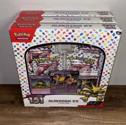 Pokemon Scarlet & Violet 151 Alakazam EX Collection (3 Boxes FACTORY SEALED) - Image 2