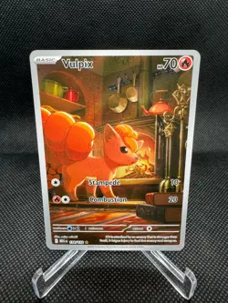 Pokemon TCG Vulpix 138/132 NM Illustration Rare Mega Evolution - Image 3