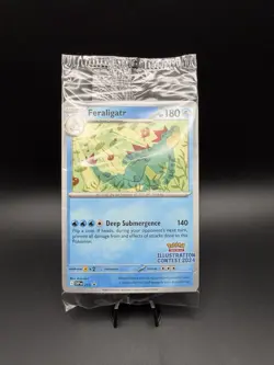 Pokemon TCG Feraligatr Pikachu Toxtricity Illustration Contest Sealed Promo 2024 - Image 1