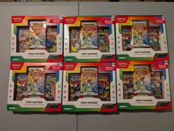 POKEMON FIRST PARTNER ILLUSTRATION COLLECTION SERIES 1 6-BOX CASE - Image 1