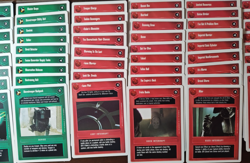 Star Wars CCG Decipher White Border 200+ Card Lot (100+ Each Light & Dark Side) - Image 3