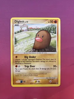Pokemon Card Diglett Platinum Common 72/127 Near Mint - Image 1