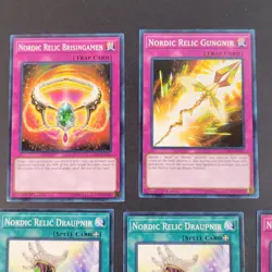 Yugioh TCG - 8x Nordic Relic Card Lot - 1st Ed - LEHD - LP/NM - Spell, Trap 2018 - Image 3