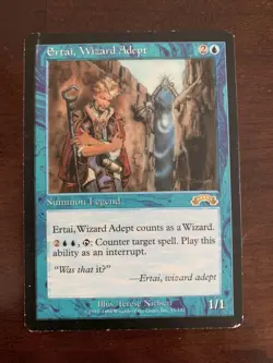 MTG Magic: The Gathering Card Ertai, Wizard Adept Exodus Rare #33 - Image 1