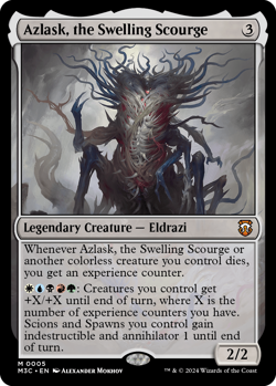 MTG Magic 1x Azlask, the Swelling Scourge FOIL(M/NM) Commander Modern Horizon 3 - Image 1