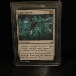 MTG Ghostly Prison - Kaldheim Commander #026 Magic the Gathering LP Light Play - Image 1