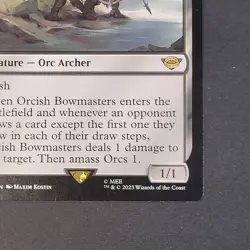 MTG - 1x Orcish Bowmasters - Lord of the Rings Tales of Middle Earth - NM Magic - Image 4