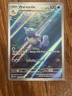 Pokemon Wartortle 171/165 IR Scarlet & Violet 151 English - Image 1