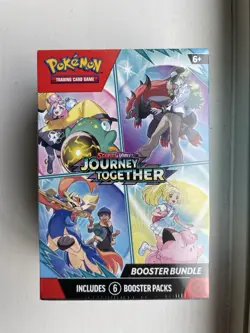 Pokemon TCG Journey Together Booster Bundle Factory Sealed 6 Packs Authentic - Image 1