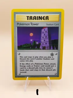 2002 Pokemon League Pokemon Tower Black Star Promo #42 WOTC NM - Image 1