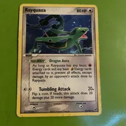Rayquaza EX Deoxys 22/107 Regular Rare Non Holo Pokemon TCG - Image 1