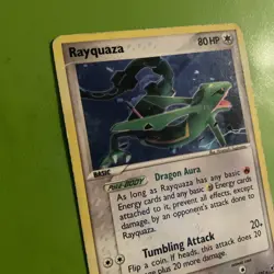 Rayquaza EX Deoxys 22/107 Regular Rare Non Holo Pokemon TCG - Image 3