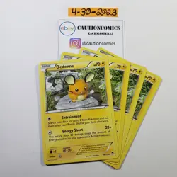 Dedenne 34/111 (x4) Furious Fists Uncommon - Pokemon Card TCG (PB7) - Image 1