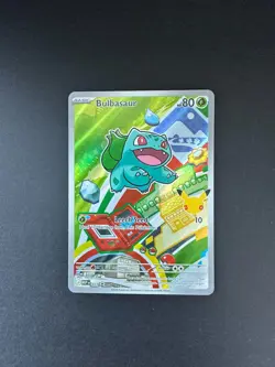 Pokemon 30th Anniversary Bulbasaur MEP #037 First Partner Illustration Rare NM - Image 1