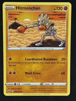 Pokemon - Hitmonchan 095/202 - Sword & Shield Non Holo - NM - Image 1