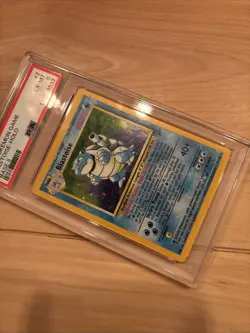 Blastoise-Holo #2 PSA 6 Excellent/Mint 1999 Pokemon Vintage Base Set with swirl - Image 2
