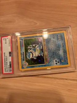Blastoise-Holo #2 PSA 6 Excellent/Mint 1999 Pokemon Vintage Base Set with swirl - Image 3