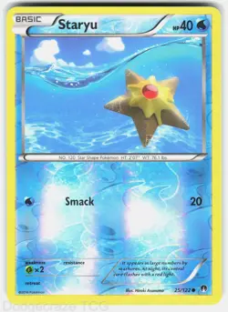 Staryu 25/122 Common BREAKpoint Pokemon Reverse Holo NM - Image 1