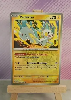 Pokemon TCG: Pachirisu (Reverse Holo) 068/198 - Scarlet & Violet - NM Condition - Image 1