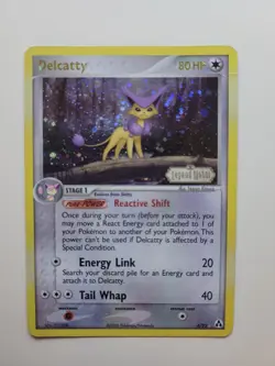 Delcatty - 4/92 - Reverse Holo Rare Legend Maker Pokemon MP - Image 1