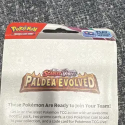 Pokemon Paldea Evolved Booster Pack Charcadet Armarouge Promo Coin - Image 4