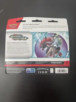 Pokemon TCG Scarlet & Violet Journey Together Blister 3 Pack w/ Yanmega Promo - Image 2