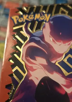 Misprint Mewtwo #150 Pokemon Holo Shift Miscut Team Rocket Gold Topps Peru Error - Image 3