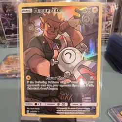 Pokemon Magnemite Secret Rare 242/236 Sm-Cosmic Eclipse Holo Basic HP60 NM - Image 1