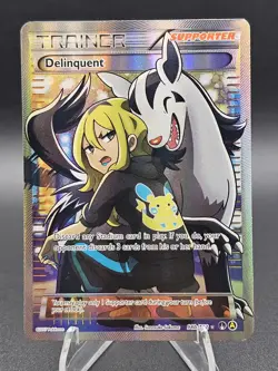 Delinquent FULL ART ULTRA RARE 98b/122 Alternate Promo Trainer Pokemon - NM - Image 1