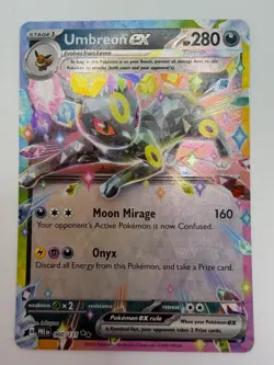 Umbreon ex 060/131 Pokemon Prismatic Evolutions Ultra Rare Holo NM - Image 1