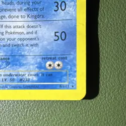 Pokemon Company Kingdra 8/111 Neo Genesis 2000 1st Edition Holo Rare 90 HP - Image 4